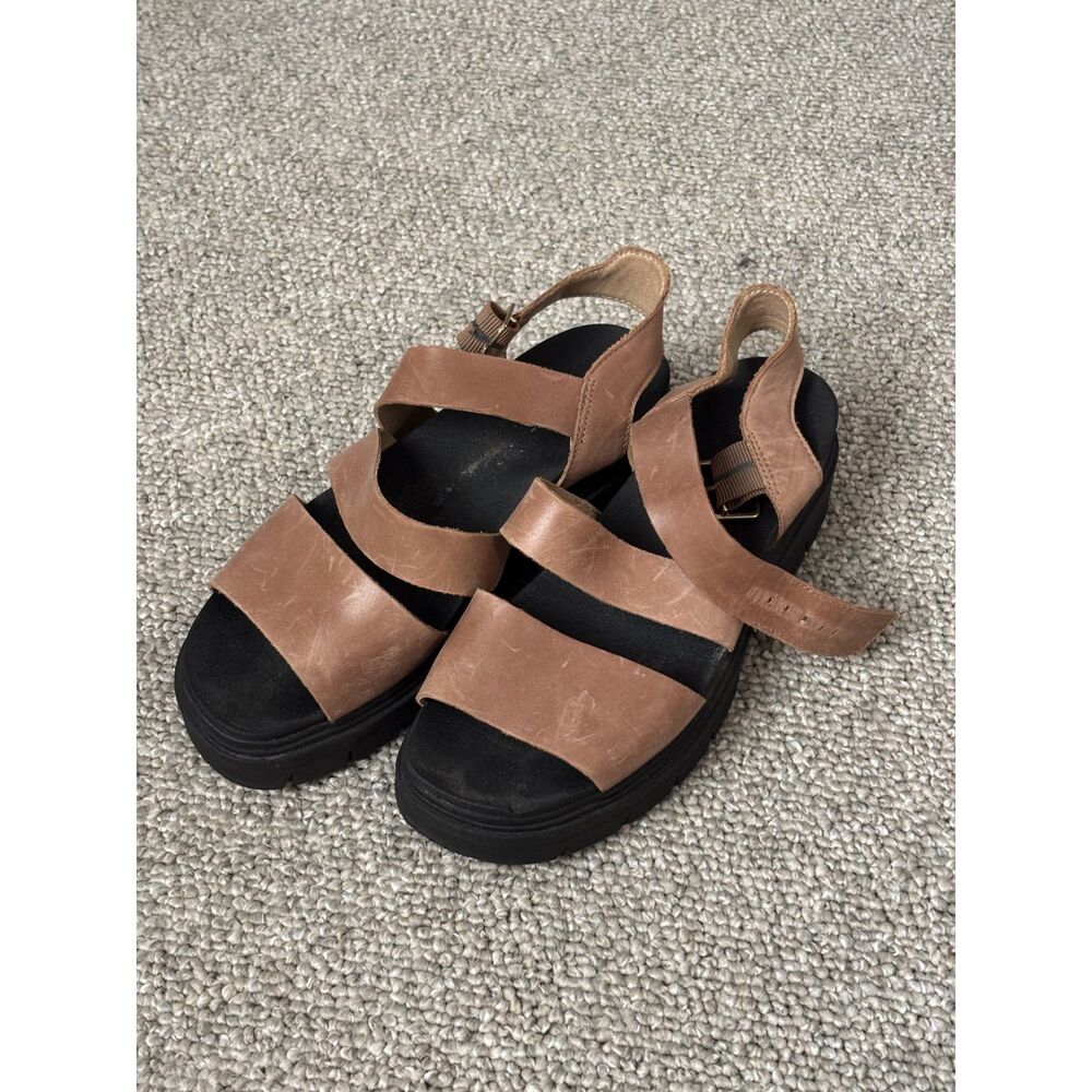 Dr. Scholl's Tan Ankle Strap Sandals Size 7.5